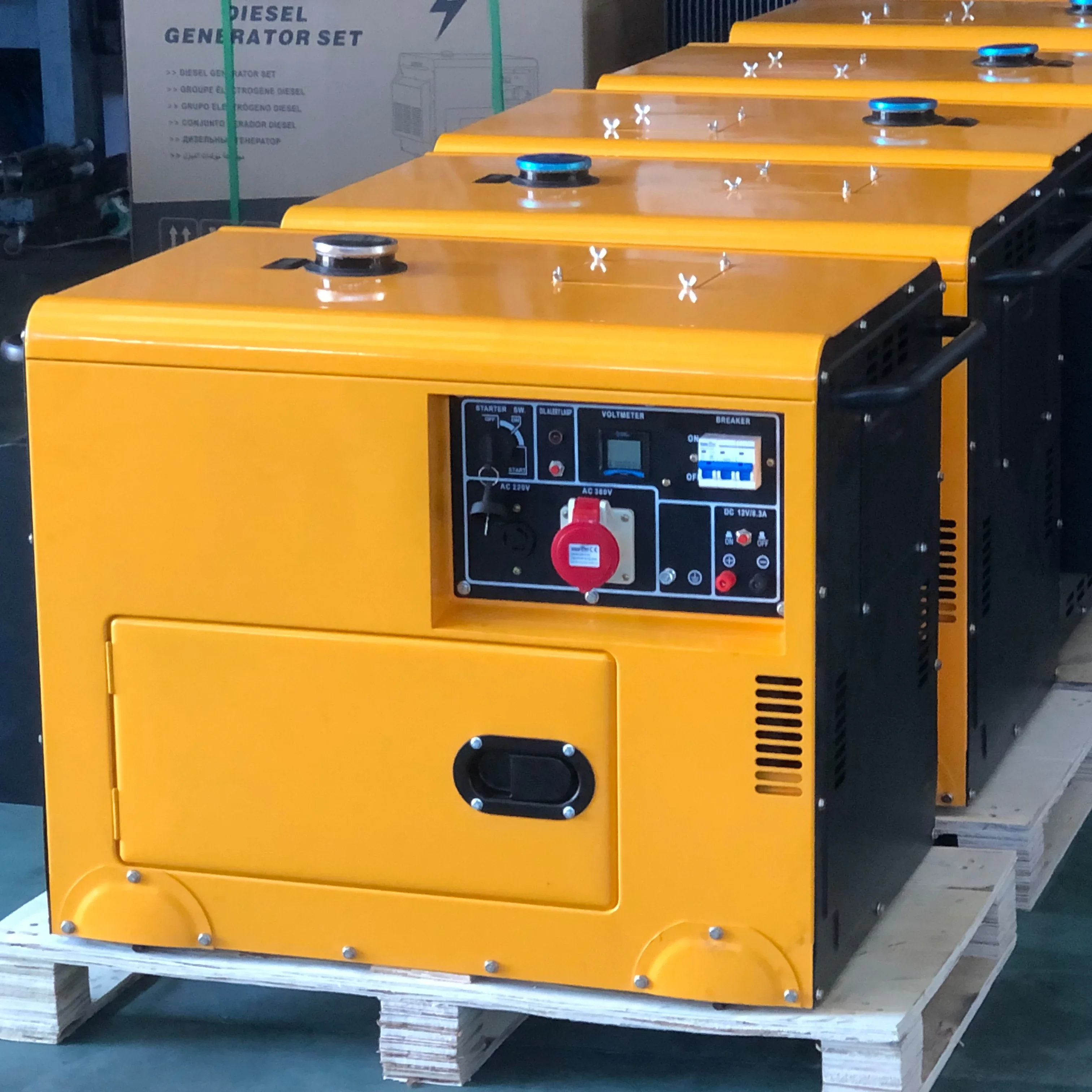 

Portable 5kva 220V Single phase silent diesel generator open