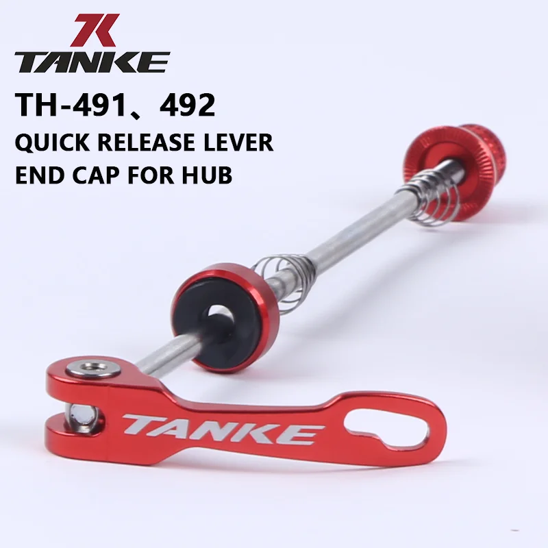 TANKE Quick Release Bicycle Hub Lever end cap TANKE TH-491/TH-31 MTB Road Hubset Steel Skewers Tools Cyclng Accessories