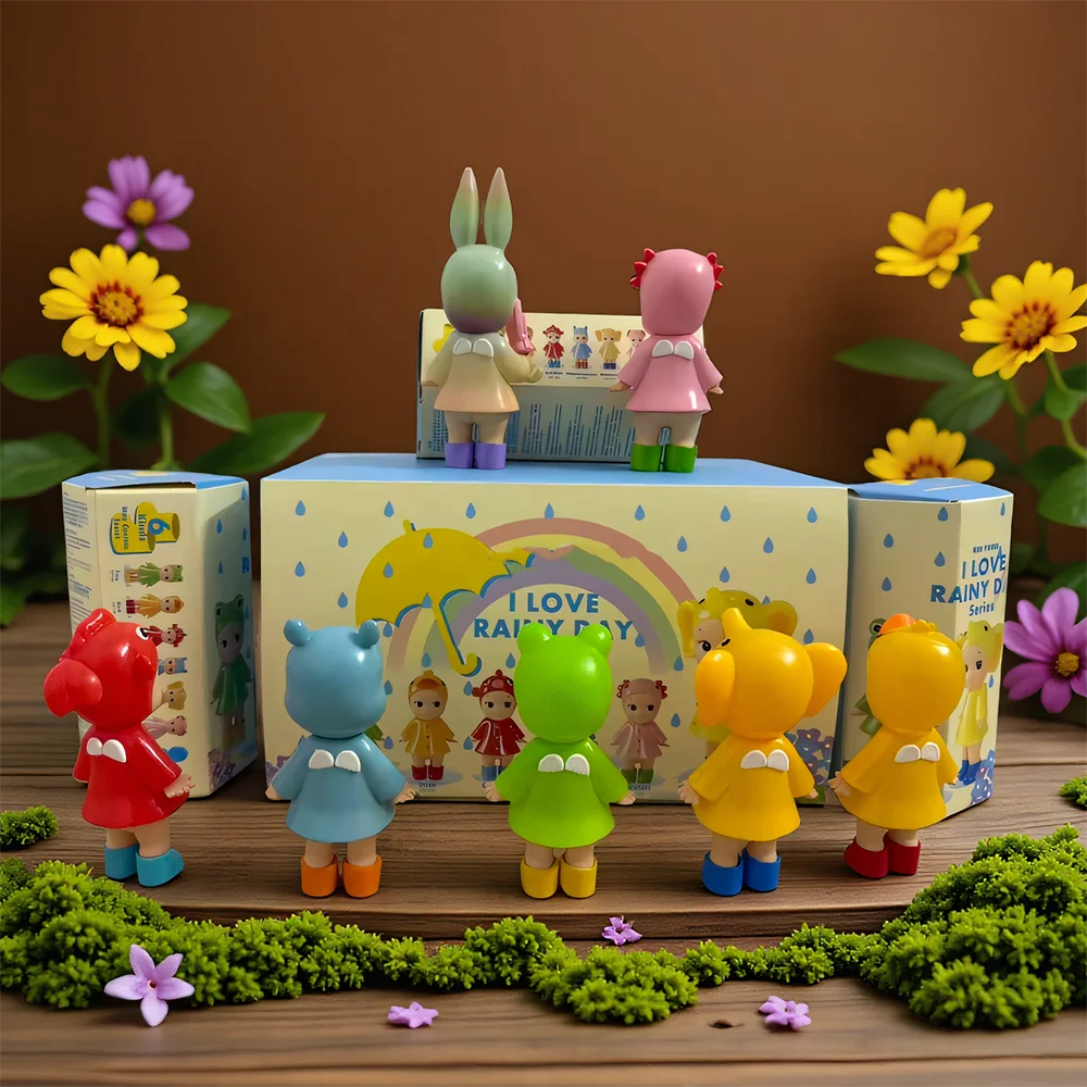 جديد جودة عالية سوني الملاك شخصية صغيرة أحب يوم المطر سلسلة صندوق أعمى لطيف أنيمي صغير ديكور الأطفال مفاجأة هدية