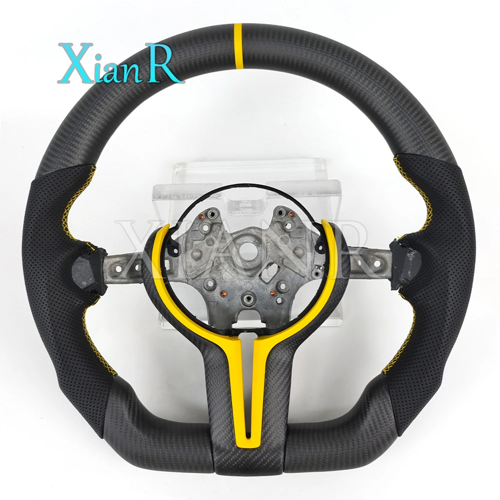 

Customized Alcantara Leather Matte Carbon Fiber Steering Wheel For BMW 3Series 5Series F30 E70 F10 M2 M3 M4 Car Steering Wheel