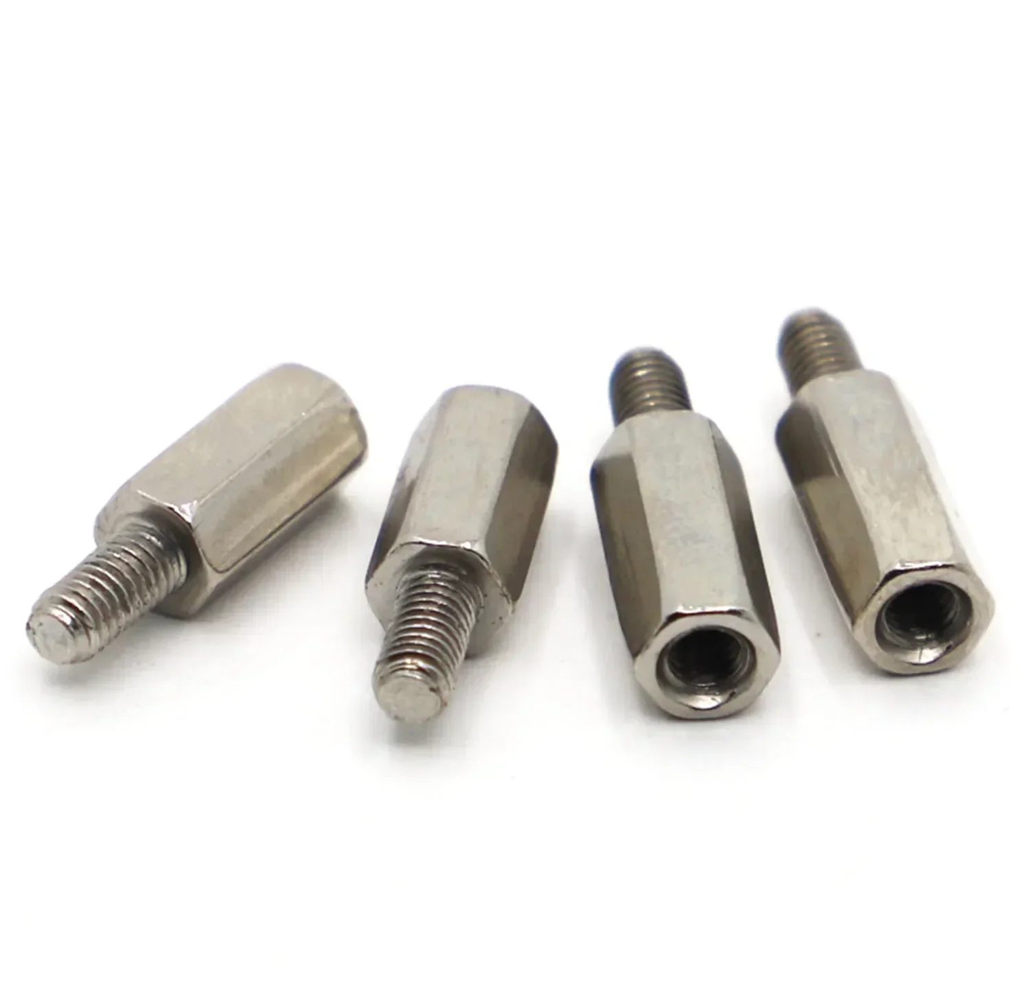 M2 M2.5 M3 M4 Hexagonal Stud Spacer Pillars Male to Female Nickel Plated Standoff Spacer