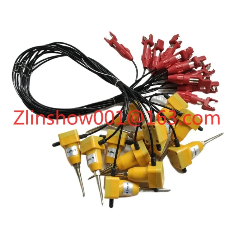 4.5-II Vertical Geophone 4.5Hz IP68 Waterproof Land case With Split Spring Clips MASW Surveys Seismic Geophone String 4.5 Hz