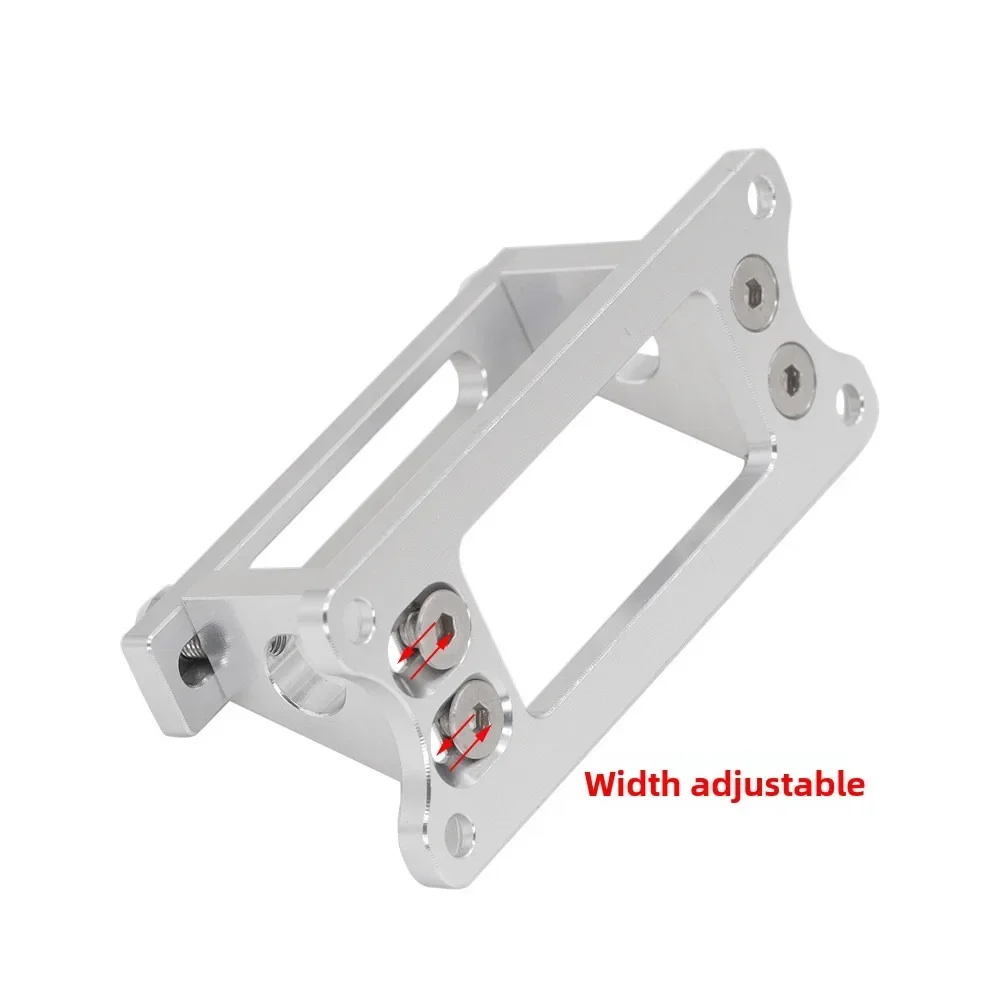 Cnc liga de alumínio servo ajustável instalar suporte montagem para rc avião barco carro mg995 corona ds558hv servo suporte