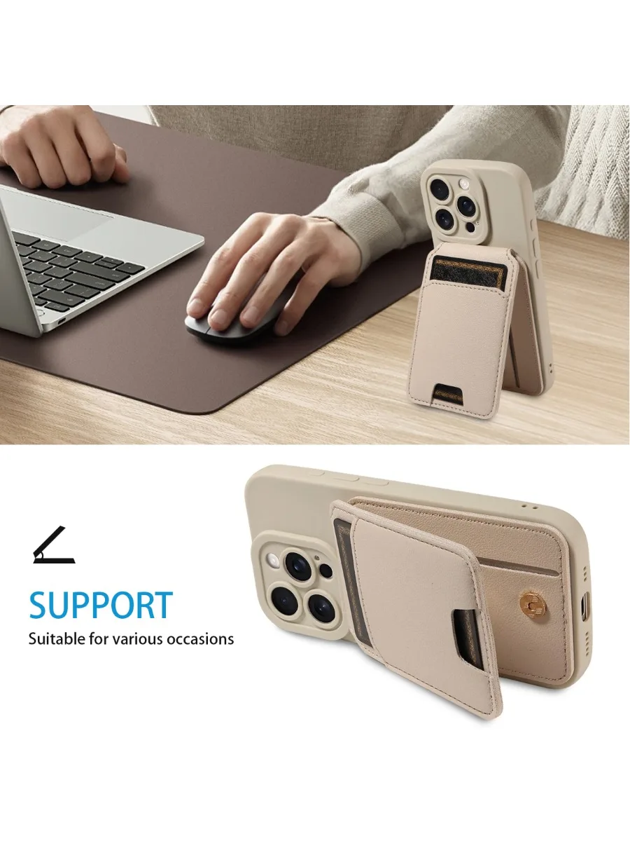 TPU lederen portemonnee-hoesje voor iPhone 16 15 14 13 12 11 Pro Max Plus Mini 7 8 Volledige camera-hoes Antikras en schokbestendig telefoonhoesje - afbeelding 2