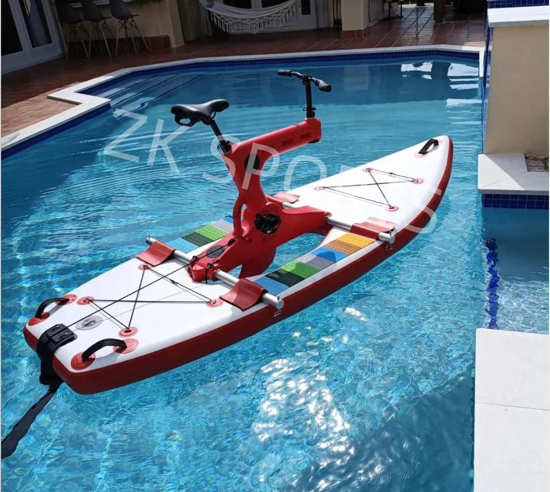 

Водный велосипед Airo Manufacturer: надувной аквабайк с одним педальным приводом и понтонами для водных развлечений