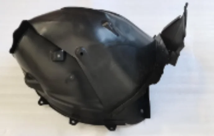 1PC Left decorative part of front bumper，1 PC Left front wheel mudguard assembly