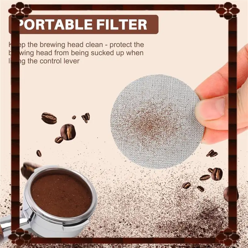 تسليم 24 ساعة 1 قطعة شاشة عفريت/شاشة دش سفلية لمرشح القهوة الإسبريسو/شاشة اتصال - ستانلس ستيل 100 ميكرومتر