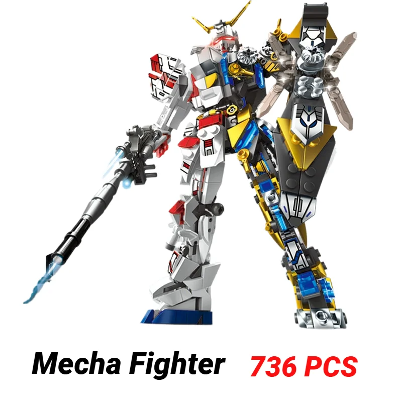

New Style Mecha Transforming Robot Armored Figure Model Building Block Toy Children's Toy Birthday Gift Creative Decoration