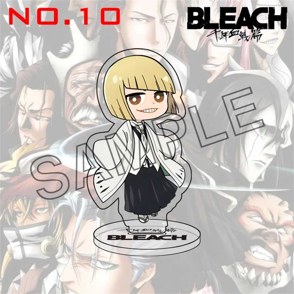 10CM Anime Bleach Acrylic Keychain Stand Model Ornament Accessories Goods Christmas Gifts