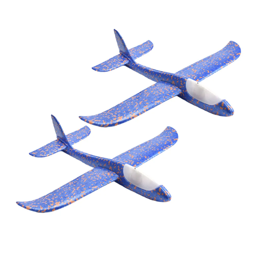 

2 Pcs Plane Kids Flying Plane Glider Glider Toy Foam Assembly Airplane Toys Airplane Toys Safe Gift