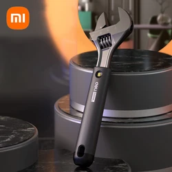 Xiaomi New Deli Universal Spanner 8 Inch 210MM Adjustable Wrench Spanner Antirust Sturdy Durable Wrench Mini Nut Key Repair Tool