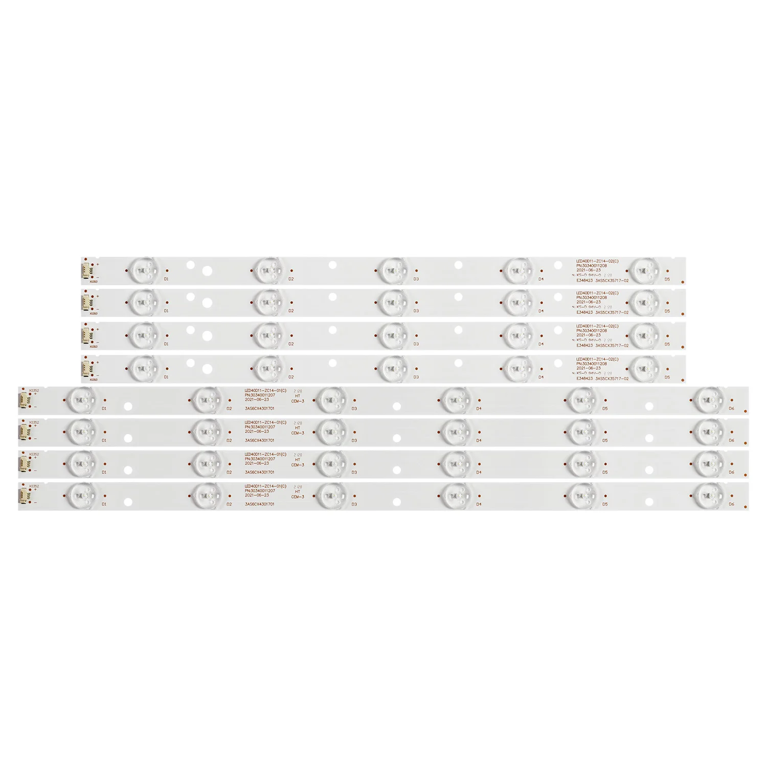 

Светодиодная подсветка Лента LT-40M645 LSC400HM06-8 LED40D11-ZC14-01(A) LED40D11-ZC14-02(A) 30340011202 30340011201 LE40D8810 D40MF7090