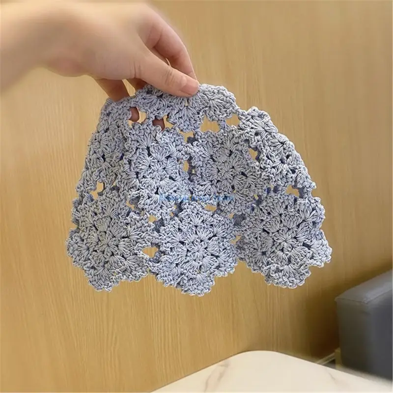 652B اليد محبوك قبعة صغيرة مجوفة الجمجمة قبعة مريحة والأزياء أغطية الرأس للإناث عطلة ارتداء جميع مطابقة