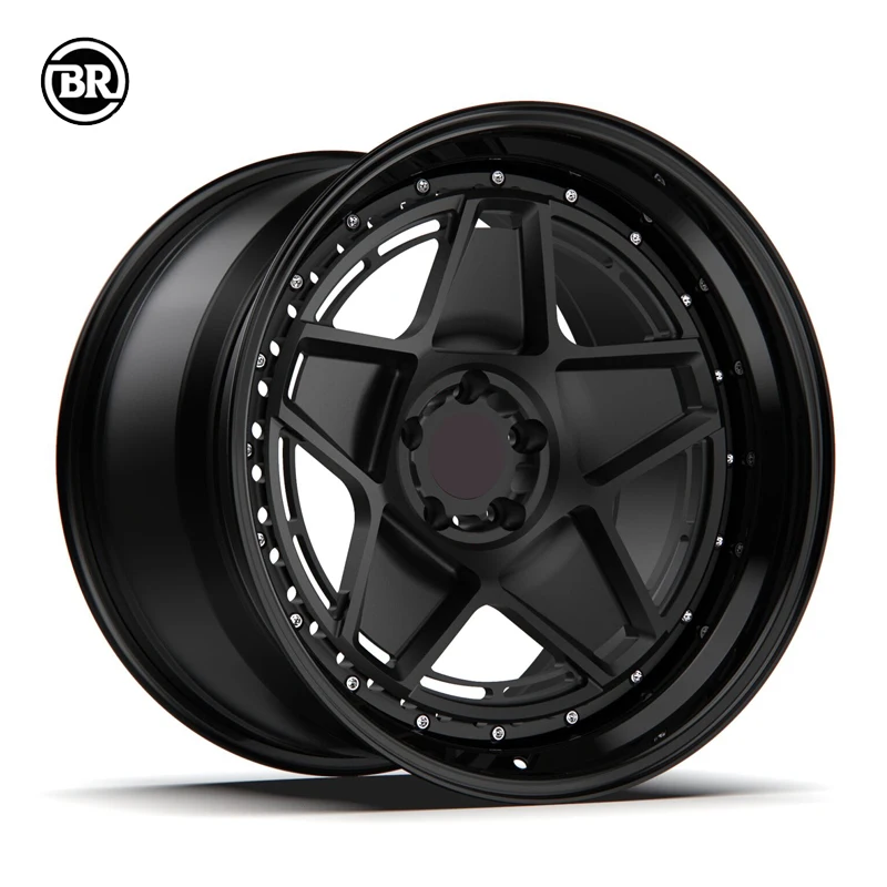 Borui 17 18 19 20 21 22 Inch Aviation Aluminum Alloy 6061 Pcd5x120 Forged Automotive Wheel Rim