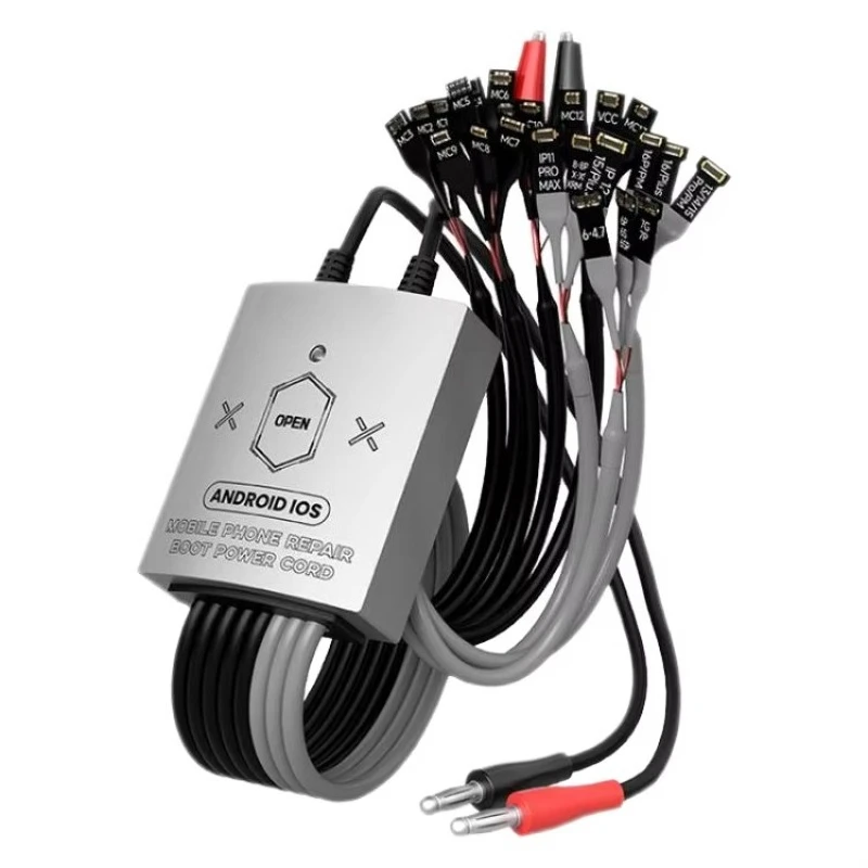 Boot Up Power Test Cable For 8‑16ProMax and Android Smartphone Maintenance Power Supply Testing Repair Tool