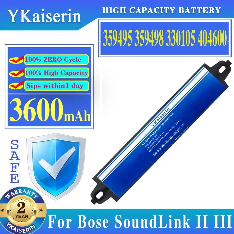 

Аккумулятор ykaisin 3600 мАч для Bose SoundLink мобильный динамик с Bluetooth II SoundLink III Bateria
