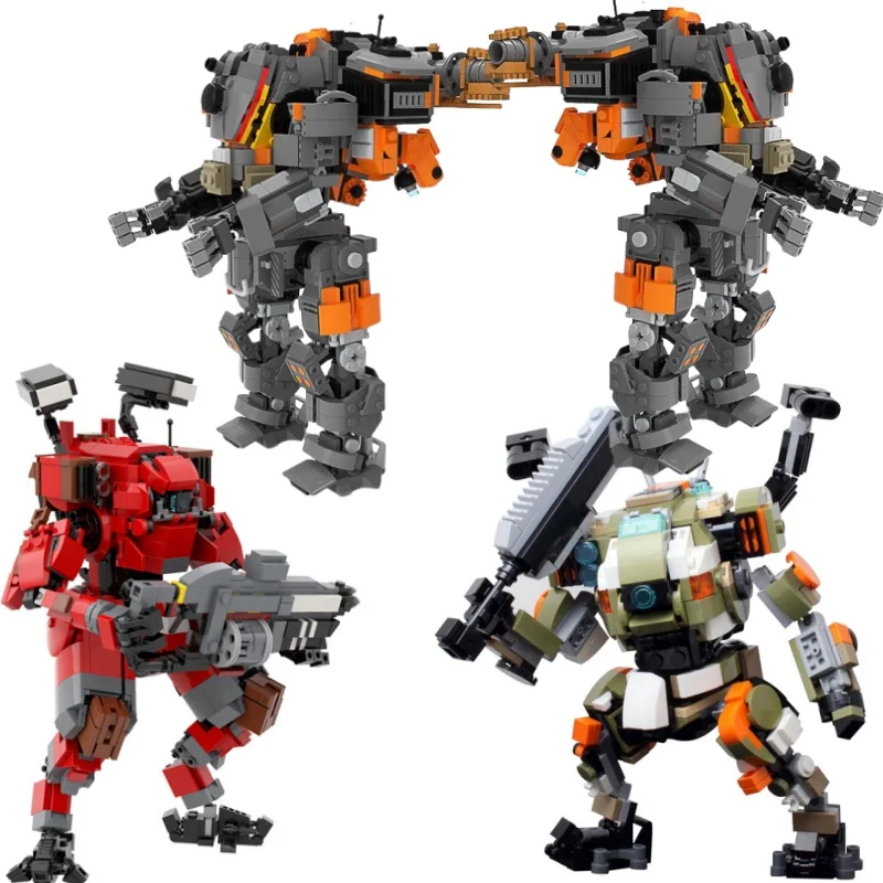 

Classic Titan Fall MOB-1316 Pioneer Titan Robot model Constructor Technical Building Blocks Military Mecha War Bricks Toys Gift