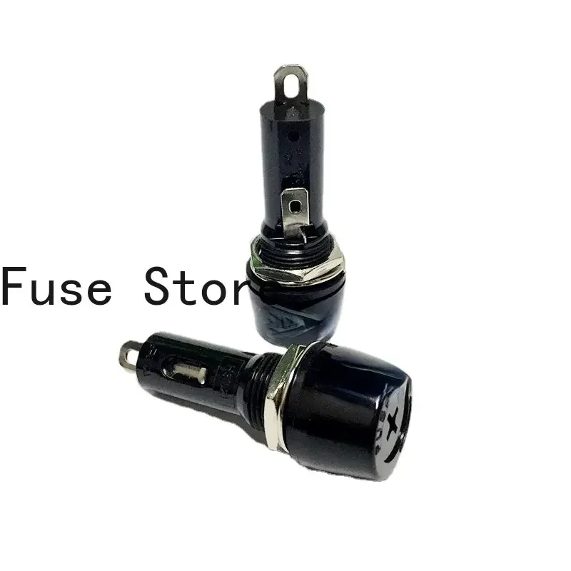 5PCS Imported Screw-type Fuse Holder R3-52B 6 * 30mm  Box Glass  20A 250V