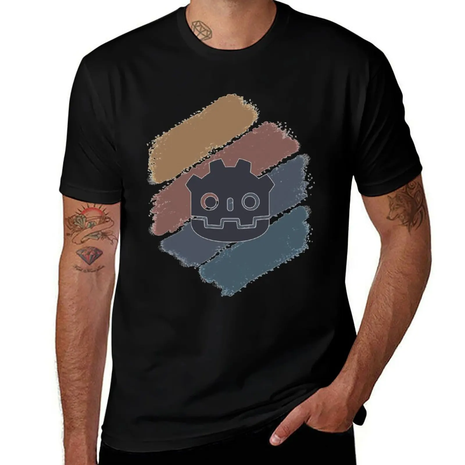 Godot Game Engine - Rough Brush Classic T-Shirt Holiday Party for Men T-Shirt