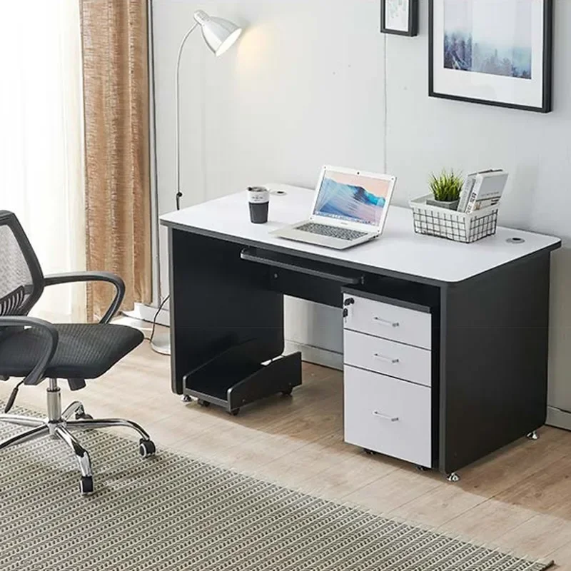 Modern White Wooden Office Desk