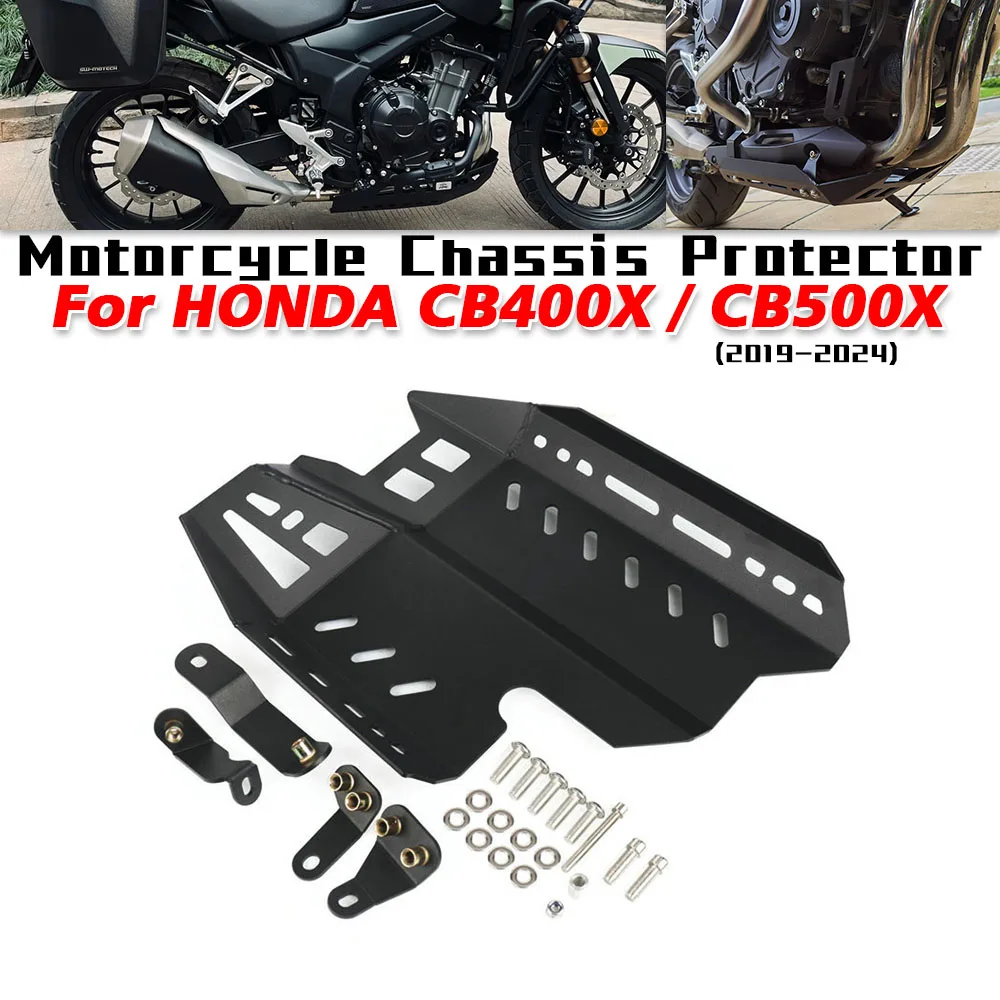 

For HONDA CB400X CB500X 2019-2024 Motorcycle Chassis Protector Radiator Chassis Protection Cover Fit on Honda CB500X CB400X 2024