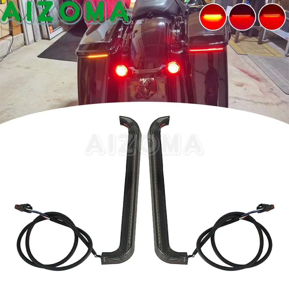 

Motorcycle Saddlebag Taillight LED Brake Blinkers Rear Turn Signal Light For Harley Touring FLHX FLTRX FLHXSE FLTRXSE FLTRXSTSE
