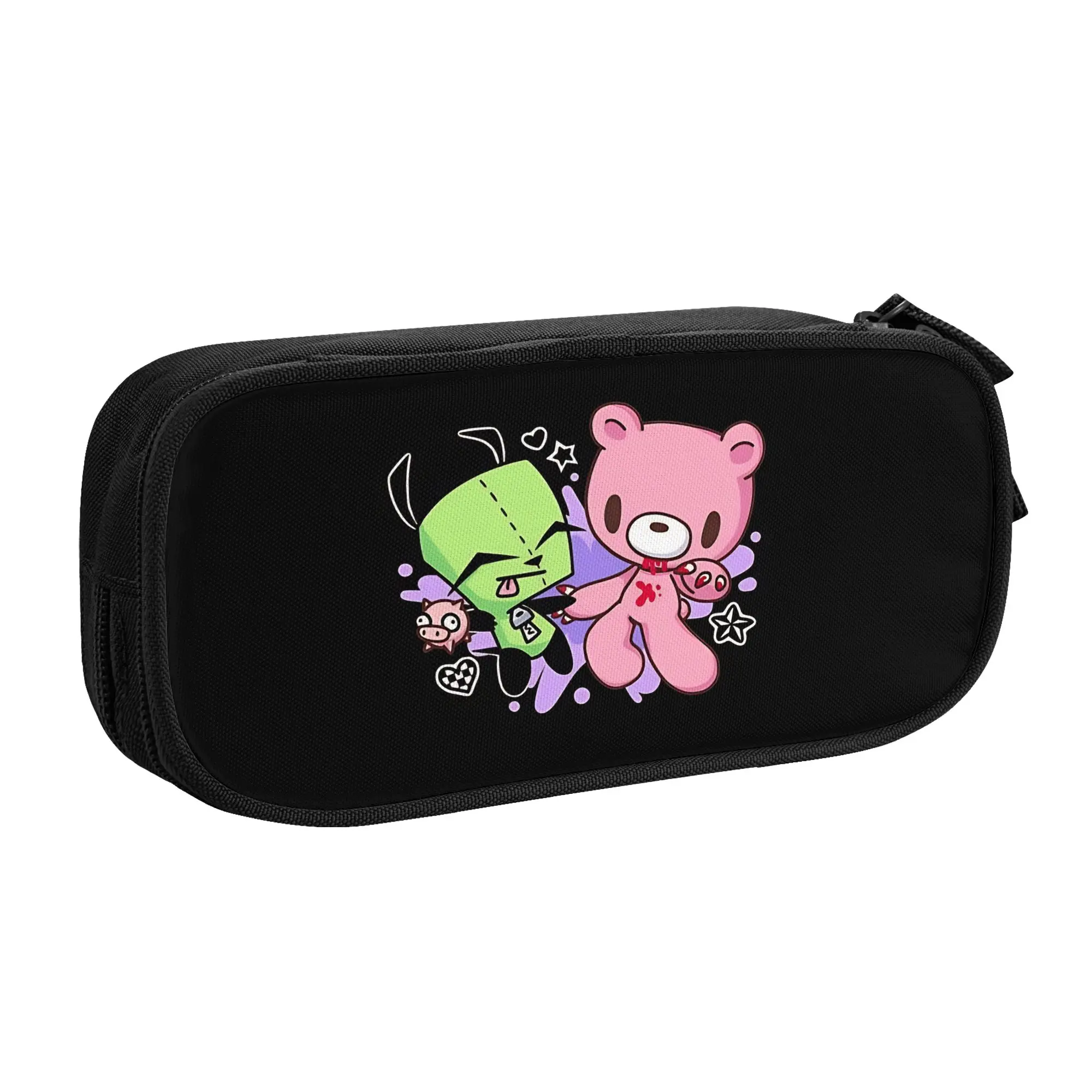 1 Piece Lightweight Bumbling Pencil Case Boys Pen Bag Invader Zim Office Pencil Pouch