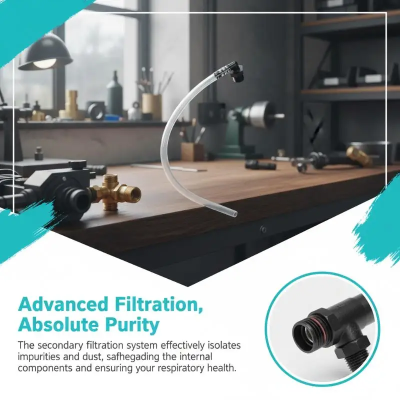 Professional Grade Humidifier Tubing Connector Adapter Medical Replacement Part for Cup Suitable for Home Clinic Health Device