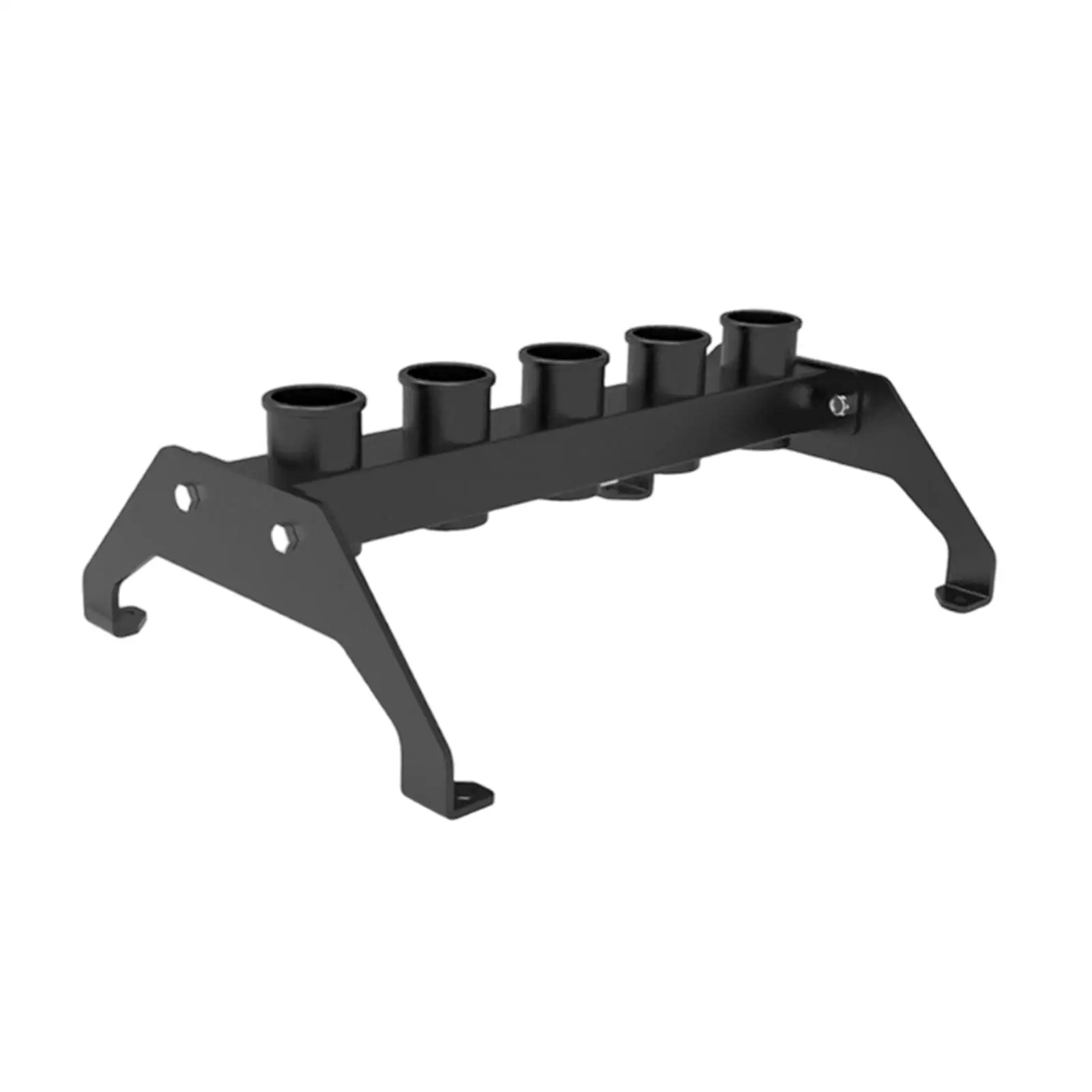 Space Saving Barbell Holder High Strength Steel Storage Rack Multi Slot Anti Slip Stand for Home Gym Equipment