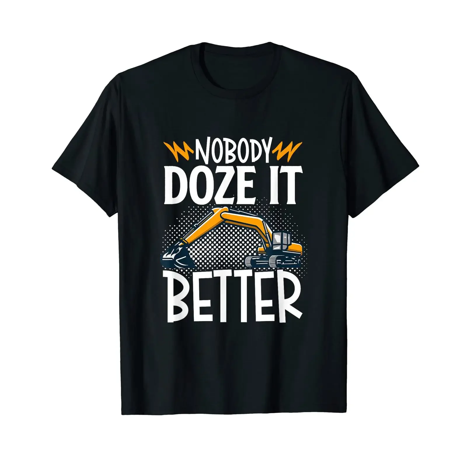 Bulldozer Dozer Operator No One Döstet besser T Shirt black vintage Washed Casual streetwear fashion Slightly designer clothes