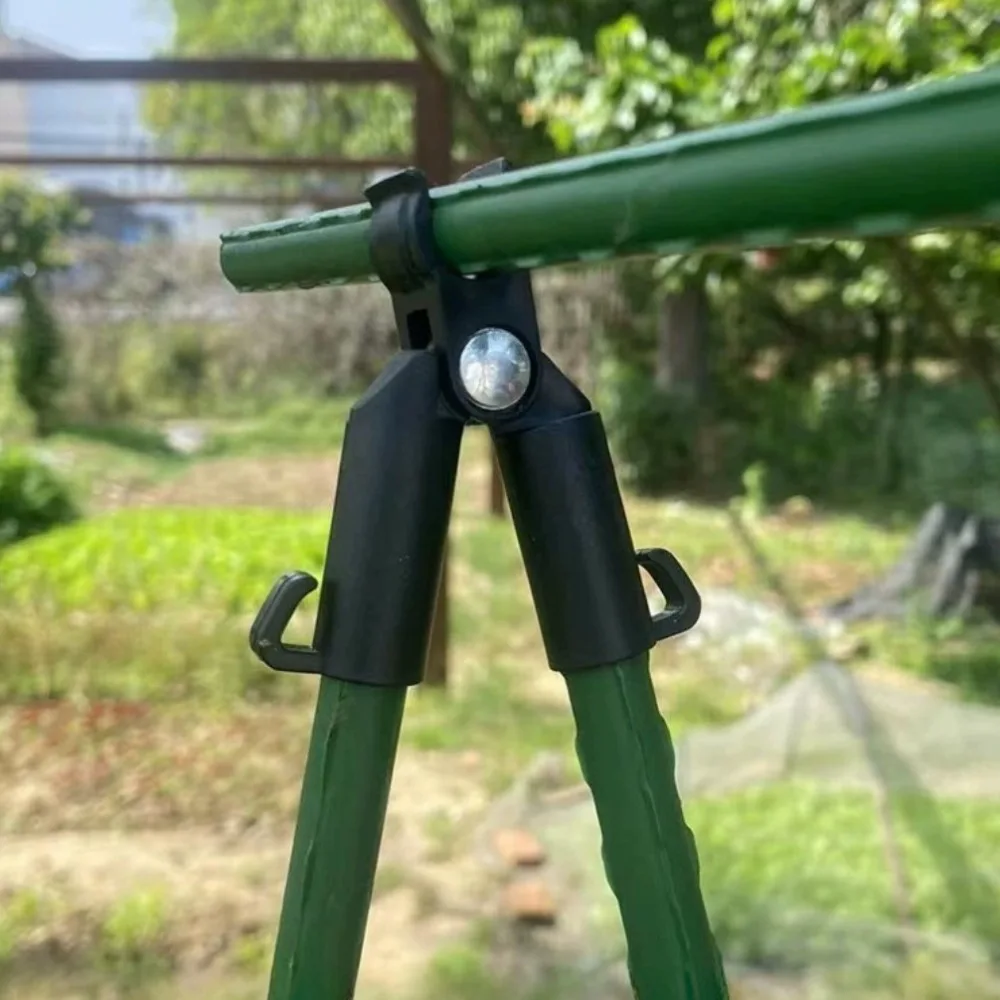 10pcs 11mm Practical Plant Support Plastic Fixed Connector Gardening Fixed Bracket Climbing Pergola Connector Garden Accessories