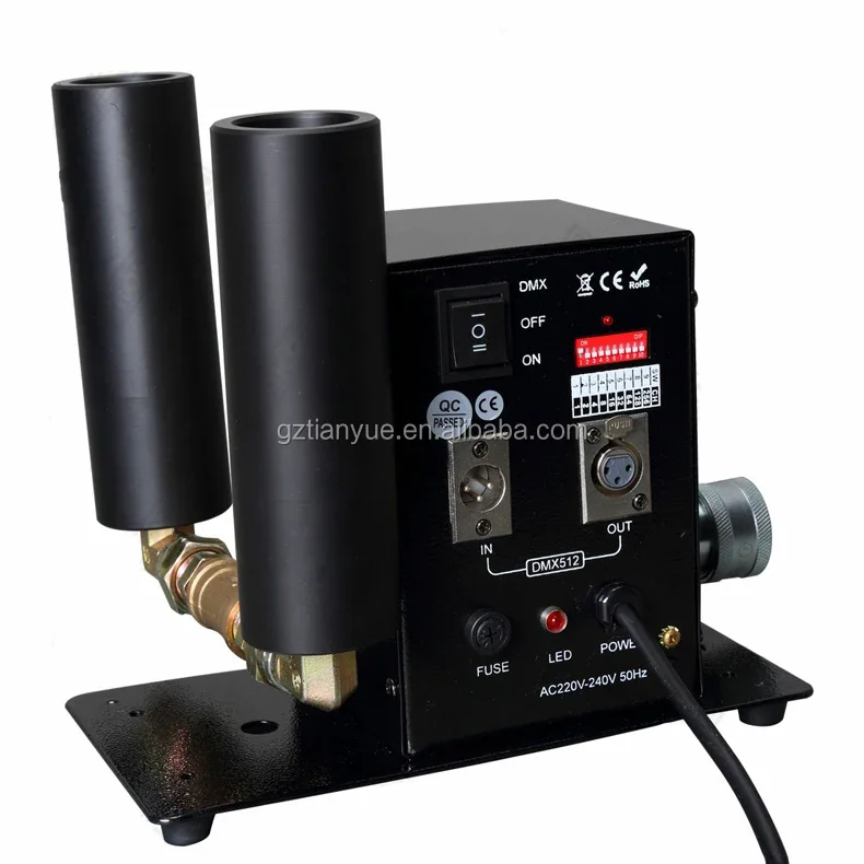 Professional disco dj equipment dmx stage effect two head led co2 jet machine for Bar&Disco&Club