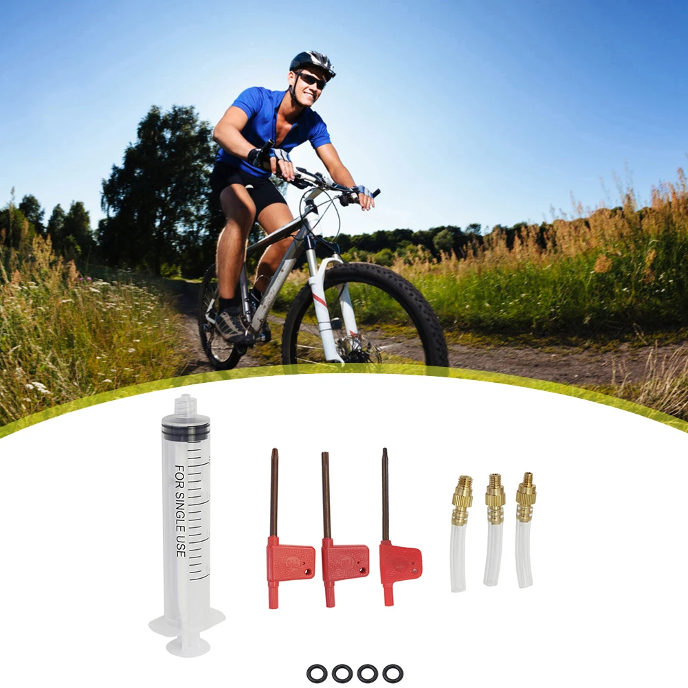 Professional Hydraulic Brake Bleed Kit Portable Bicycle Hydraulic Oil Injection Syringe Bike Maintenance Repair Kits