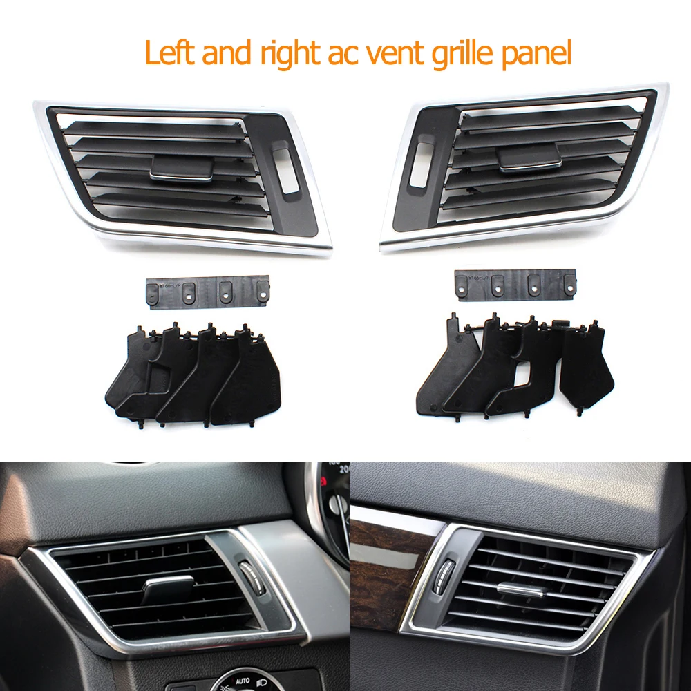 Front Air Conditioning AC Vent Grille Outlet Blades Repair Kit For Mercedes Benz W166 M ML GL ML300 ML350 ML400 ML450 GL350