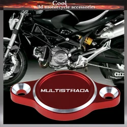 Motorcycle CNC Accessories Engine Oil Filter Cover Cap WITH LOGO For Ducati Multistrada 1200 1100 1000 620