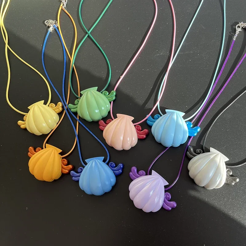New Mermaid Melody Pichi Pichi Pitch Lucia Nanami Rina Toin Hanon Hosho Cosplay Pearl Shell Necklace Resin Props