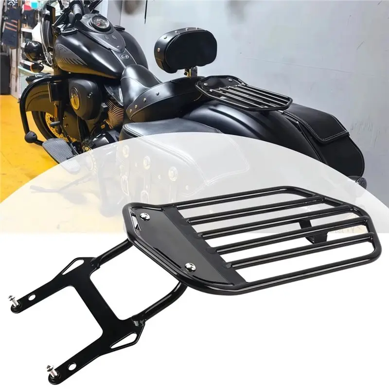 A80X-Motorcycle Luggage Rack For Indian Classic Vintage Chieftain Chief Dark Horse Springfield 2014 2023 Rear Carrier Mount