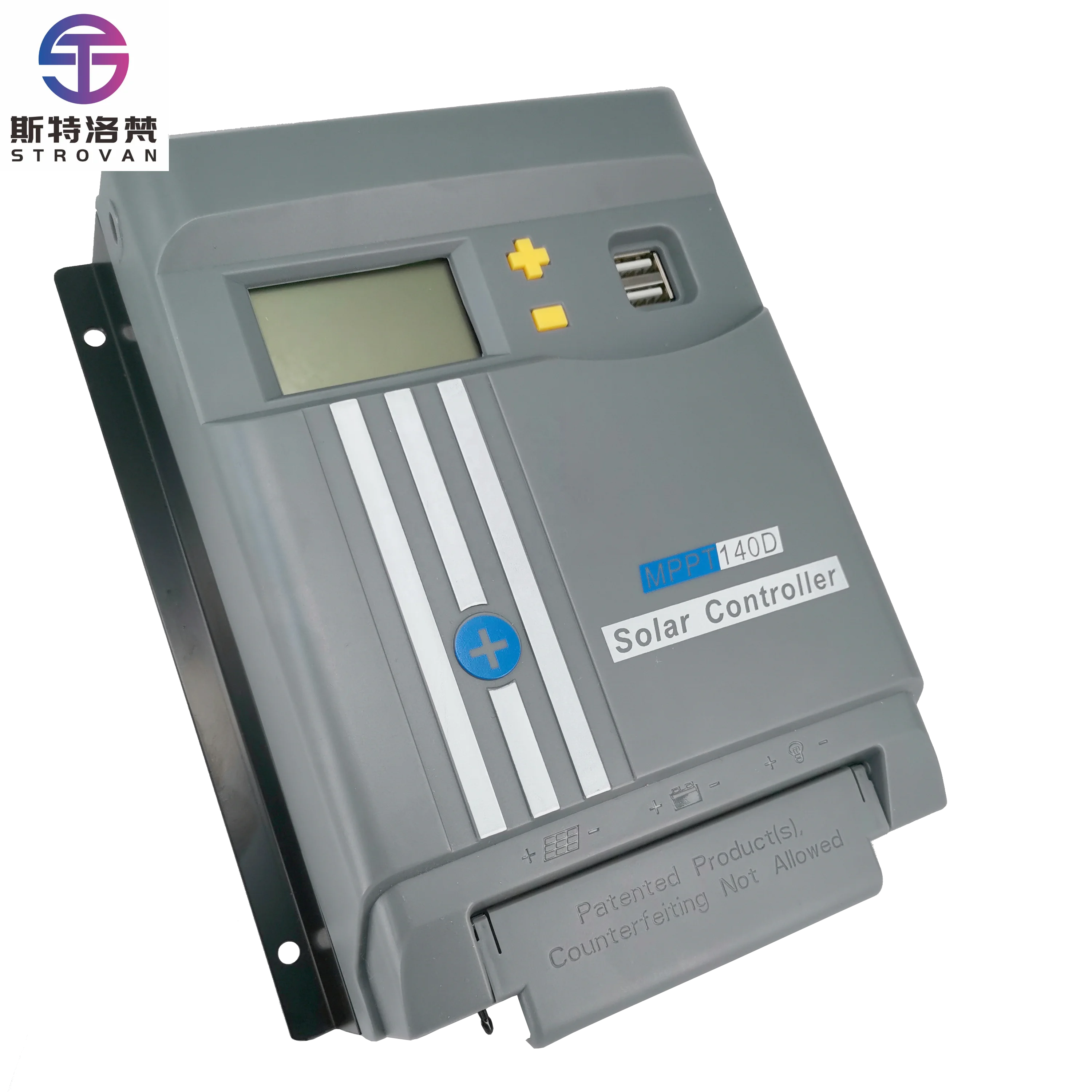 

12V 24V MPPT Solar Charger Controller 10A Adjustable Parameter With Dual USB Port Solar Panel Regulator New