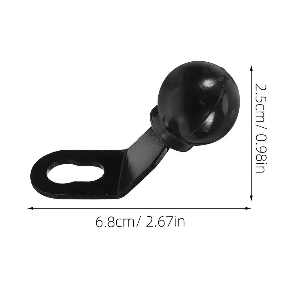 2Pcs Aluminum Alloy Phone Holder Accessories Ball Head 23Mm Bike Handlebar Mount Motorcycle Fork Stem Mount Base Phone Cradle
