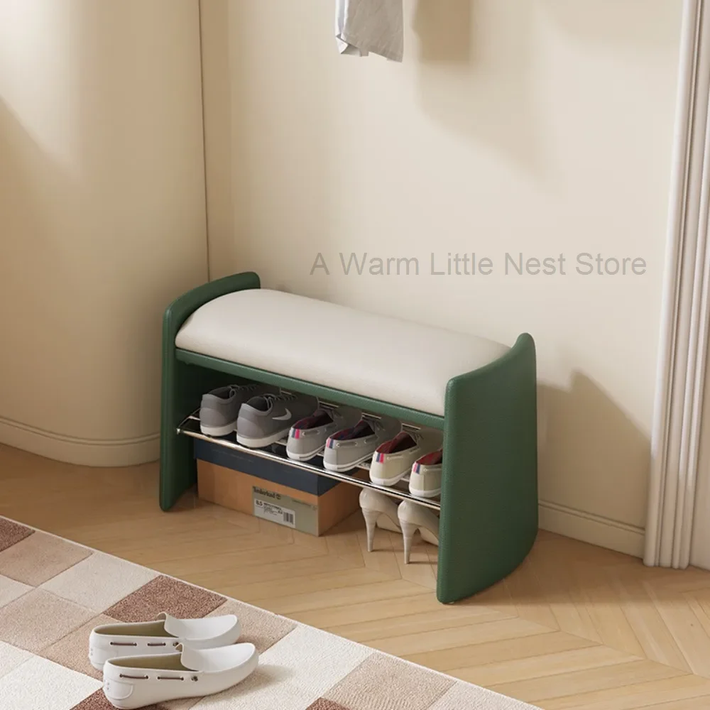 

Nordic Hotel Shoe Bench Dressers Design Minimalist Unique Shoe Bench Entrance Hall Luxury Sillas Para Salon Interior Decorations