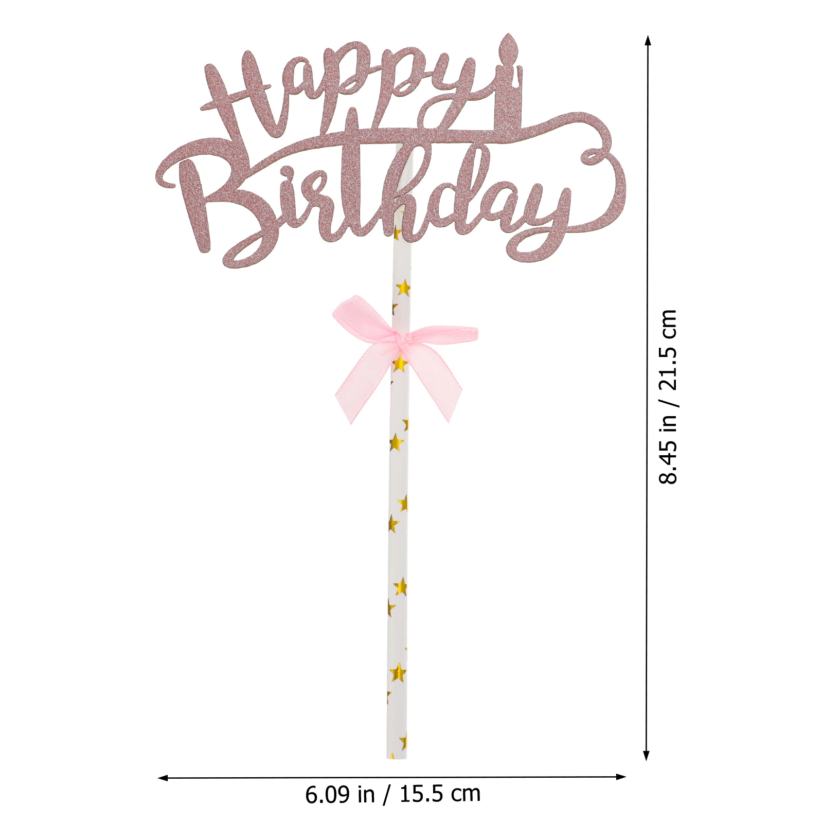 

32 Pcs Cake Decorations Birthday Cake Topper Golden Wooden Picks Dessert Ornament Unique Inserted Cards Cupcake Fashion Star
