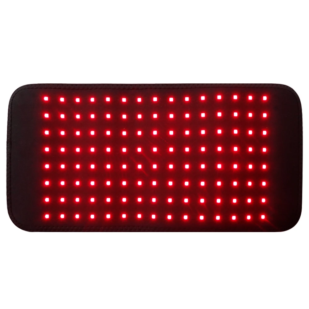 Rot- und Infrarot-LED-Lichttherapiegürtel mit 120 LEDs, Schönheitsgeräte, 850nm 660nm Taillen-Wärmepad, Ganzkörper-Pad für den Heimgebrauch