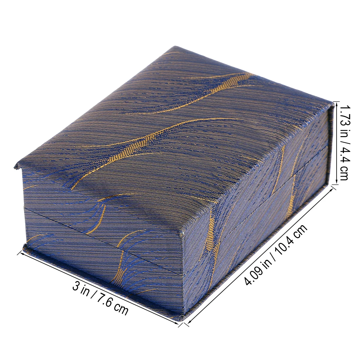 

Jewelry Gift Box Large Brocade Pendant Holder Dustproof Scratch Resistant Lined Closure Design For Jewelry Display Storage Case