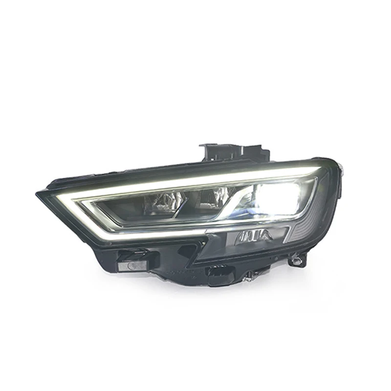 Car Lights Parts For Audi A3 S3 2017 2018 2019 2020 Head lamps LED Headlight LED Dual Projector FACELIFT