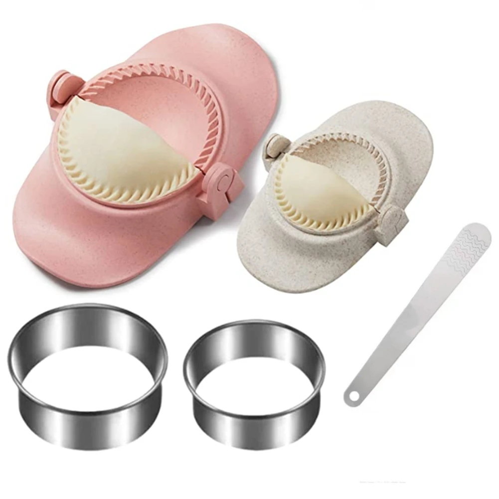 RALCA-1 Set Dumpling Maker Dumpling Dough Press Mold Set With Ring Cutter And Stuffing Spoon For Empanada