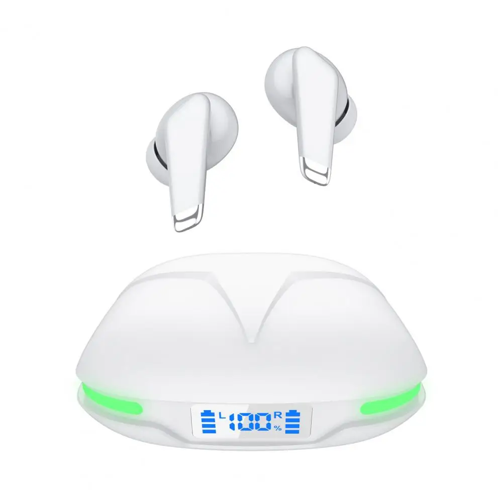 1 para przydatne LED Power cyfrowy wyświetlacz IPX5 wodoodporna prawda bezprzewodowa redukcja szumów słuchawki muzyczne produkt elektroniczny