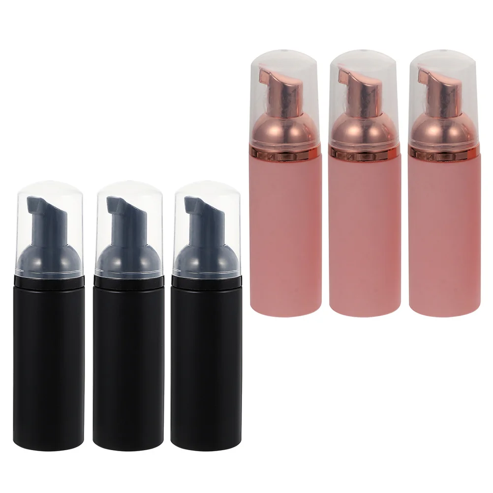 

6Pcs Foaming Pump Sub Bottles Portable Travel Refillable Mousse Soap Dispensers Shampoo Lotion Containers Liquid Bottles