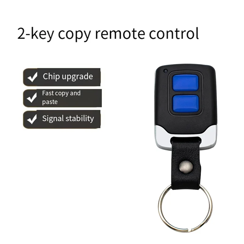 FFYY-10 Pz 433 Mhz Garage Copia Telecomando 2 Tasti Duplicatore Porte Comandi Apri Clone Elettrico Codice Fisso Cancello di Accesso