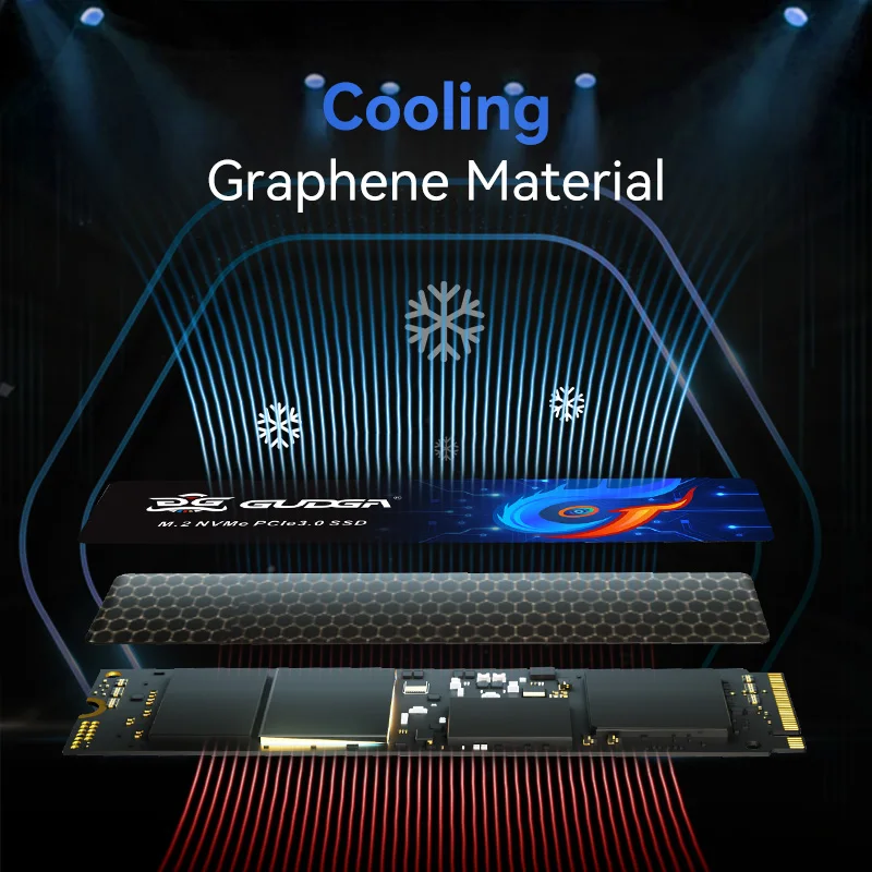 GUDGA SSD Nvme M2 1 تيرا بايت 512 جيجا بايت 256 جيجا بايت 128 جيجا بايت Pci-e 3.0x4 SSD Nvme قرص الحالة الصلبة الداخلي قرص صلب للكمبيوتر المحمول