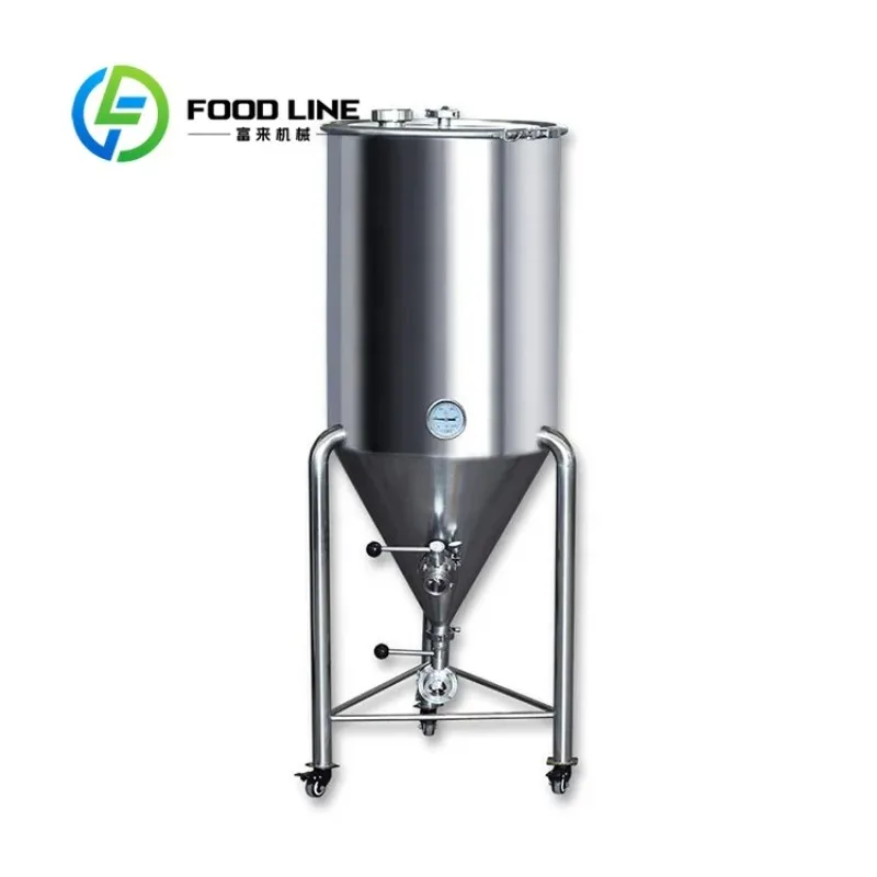 Customized 45L-115L Conical Beer Fermenter Tank Home Brewing Fermentation Vessel For Craft Beer Making